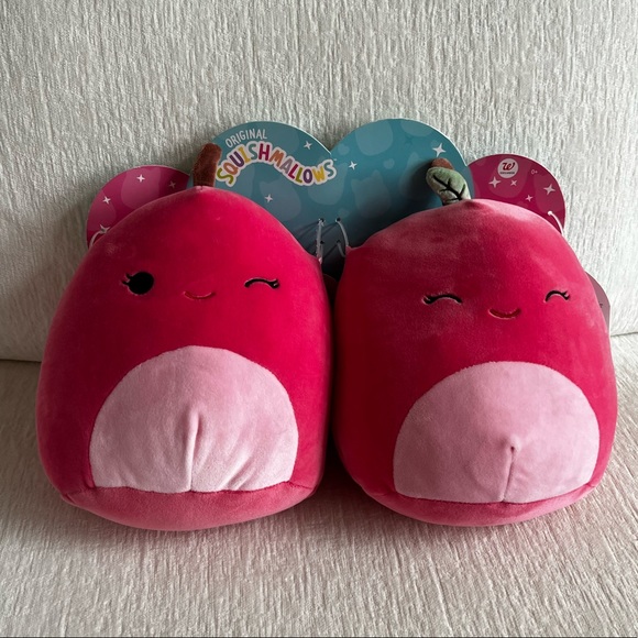 Squishmallow 8” Perfect pairs Cherry and Cherry - Picture 2 of 4